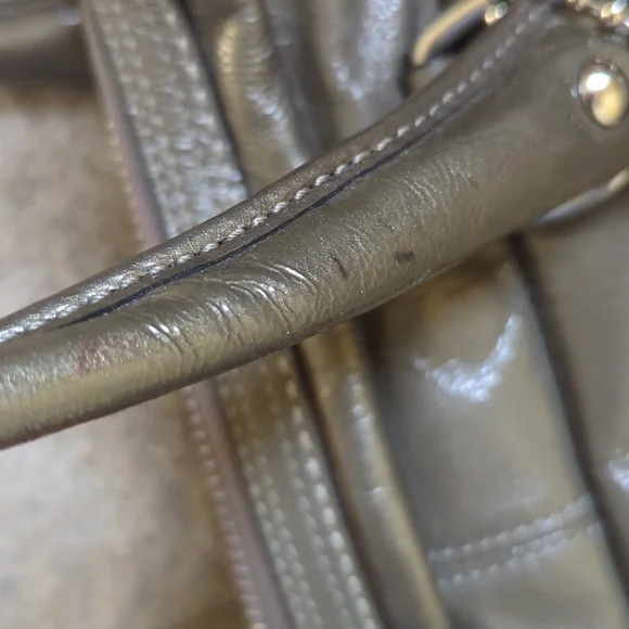 Coach Archive Gray Bleecker Peyton Limited Ed Satchel 13051 💯 - Picture 12 of 12